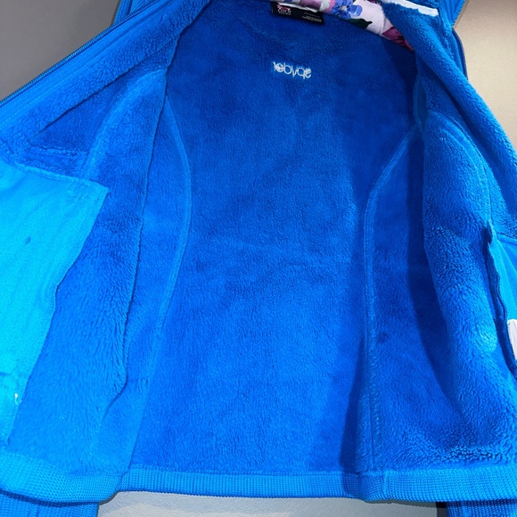 Spyder Blue Core Fleece Full Zip Jacket Warm Athletic Ski Layer - Picture 10 of 16